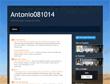 Tablet Screenshot of antonio081014.com